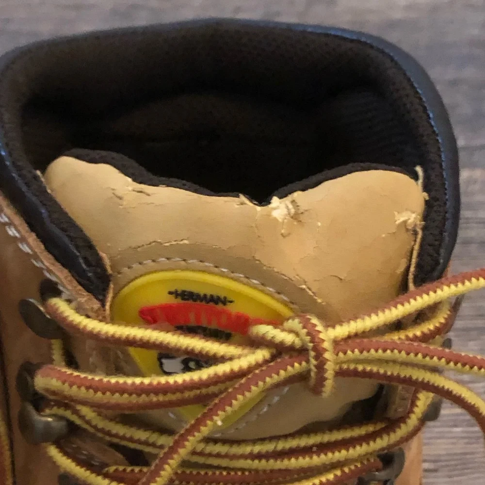 Herman Survivor Steel Toe Waterproof Boots men’s 6.5 worn once EUC - Picture 4 of 12